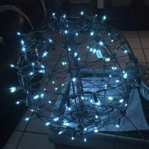 Lighted Sphere Blue Corded